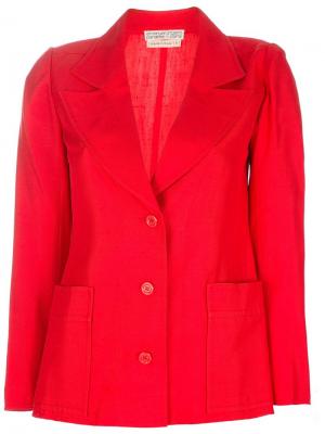 Классический пиджак Emanuel Ungaro Pre-Owned. Цвет: красный