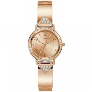 Наручные часы Dress GW0474L3, золотой, розовый GUESS. Цвет: бежевый/золотистый/розовый/розовое золото
