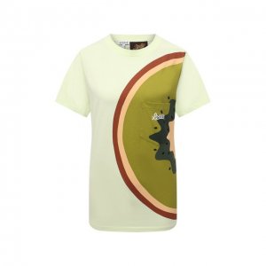 Хлопковая футболка x Paulas Ibiza Loewe. Цвет: зелёный