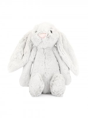 Мягкая игрушка в виде зайца Bashful Bunny Jellycat. Цвет: серый