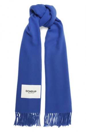 Шерстяной шарф Dondup. Цвет: синий