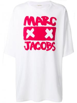 Футболка с логотипом Marc Jacobs. Цвет: белый