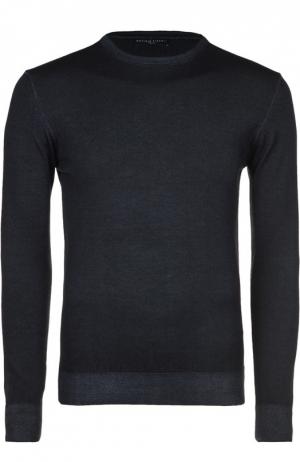 Вязаный пуловер Daniele Fiesoli. Цвет: темно-синий