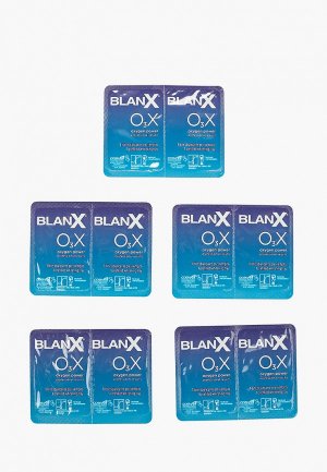Отбеливающие полоски Blanx O3X -Капы Сила Кислорода. Цвет: белый