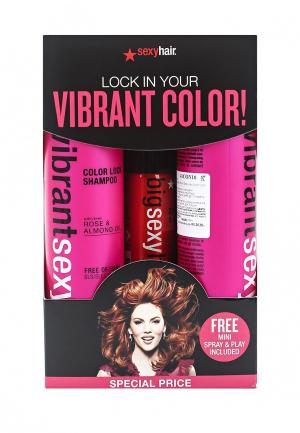 Набор для ухода за волосами Sexy Hair защита цвета Vibrant Color
