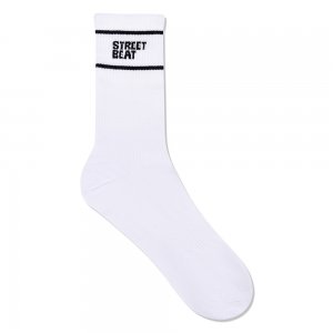 Высокие носки Socks Streetbeat. Цвет: белый