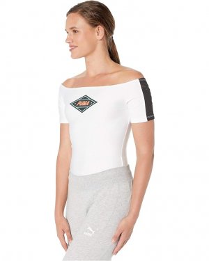 Боди LuXTG Short Sleeve Bodysuit, цвет Puma White