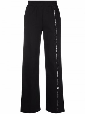 Спортивные брюки с логотипом Calvin Klein Jeans. Цвет: черный