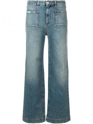 Укороченные джинсы прямого кроя Alexa Chung