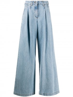 Широкие джинсы Jejia. Цвет: синий