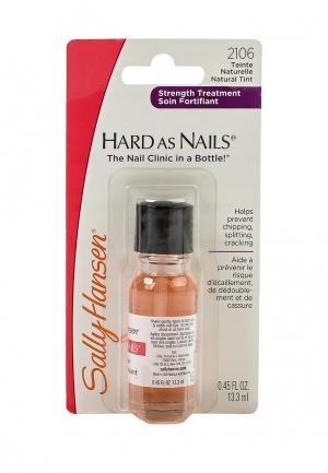 Средство Sally Hansen Nailcare для укрепления ногтей hard as nails helps strengthen natural tint. Цвет: белый