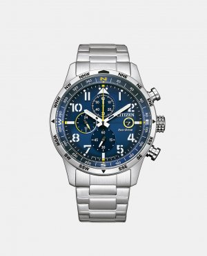Of Collection CA0790-83L стальные мужские часы с хронографом , серебро Citizen