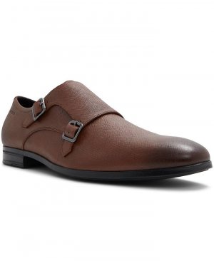 Мужские туфли-монки Benedetto с ремешками, коричневый Aldo