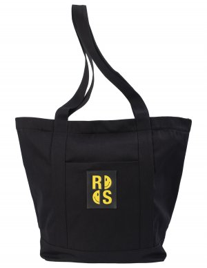 Джинсовая сумка-шоппер x Smiley с патчем Raf Simons