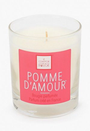 Свеча ароматическая Arome Le Comptoir De Paris POMME DAMOUR. Цвет: белый