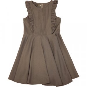Платье , размер 38, серый Gate One. Цвет: серый