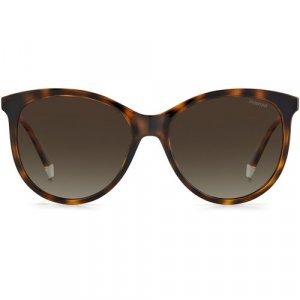 Солнцезащитные очки  PLD 4131/S/X 086 LA LA, коричневый Polaroid. Цвет: коричневый