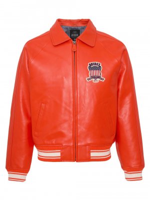 Кожаная куртка Icon , оранжевый Avirex