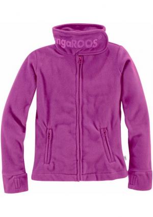 Флисовая куртка Kangaroos. Цвет: сиреневый, ярко-розовый