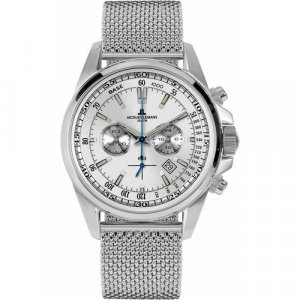 Наручные часы JACQUES LEMANS Sport, серебряный, белый. Цвет: серебристый