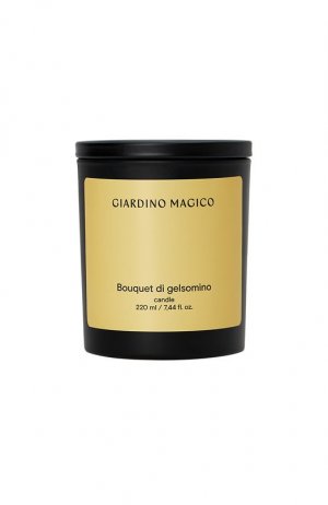 Парфюмированная свеча Bouquet di gelsomino (220ml) Giardino Magico. Цвет: бесцветный