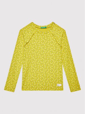 Блуза стандартного кроя , желтый United Colors Of Benetton