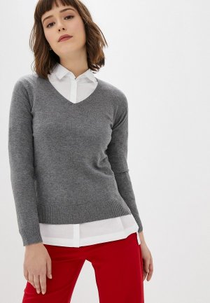 Пуловер Manode. Цвет: серый