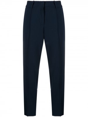 Укороченные брюки с завышенной талией Michael Kors. Цвет: синий