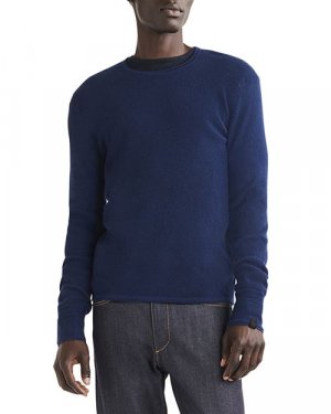 Мартин Мериносовая шерсть &; Нейлоновый свитер обычного кроя с круглым вырезом , цвет Blue rag & bone
