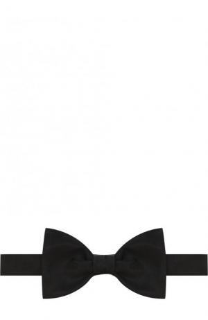 Шелковый галстук-бабочка Lanvin. Цвет: черный