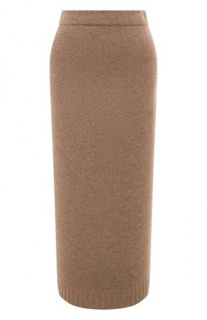 Кашемировая юбка MUST. Цвет: коричневый