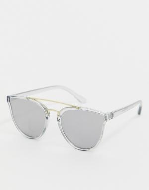 Солнцезащитные очки в черной круглой оправе Inspired эксклюзивно для ASOS-Черный Reclaimed Vintage