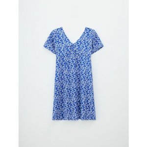 Платье , размер 158, синий Sela. Цвет: синий