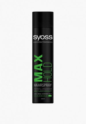 Лак для волос Сьёсс Syoss Max Hold 48 ч максимально сильная фиксация, 400мл