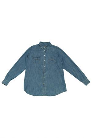 Рубашка Lacoste. Цвет: синий