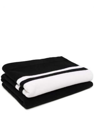 Полосатое одеяло Allude. Цвет: черный