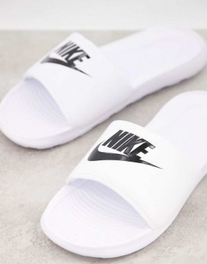 Белые шлепанцы Victori One Nike