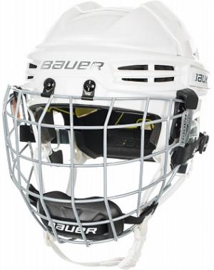 Шлем хоккейный детский Re-Akt 100, размер 48,5-54 Bauer. Цвет: красный