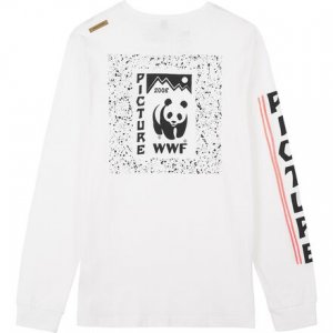 Футболка WWF с длинными рукавами мужская , белый Picture Organic