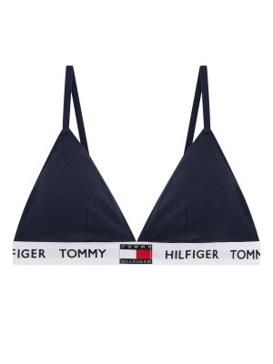 Бюстгальтер с треугольными чашками и логотипом , Темно-синий пиджак Tommy Hilfiger