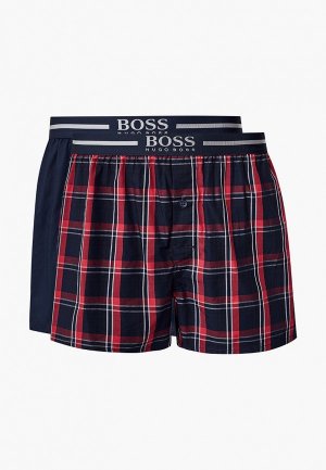 Комплект Boss 2P Boxer Shorts EW. Цвет: синий