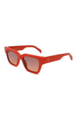Солнцезащитные очки G.O.D. eyewear. Цвет: красный