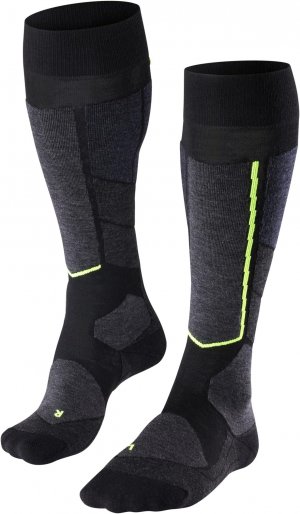 ST4 Шерстяные лыжные носки до колена Ski Tour, 1 пара , цвет Black Mix Falke