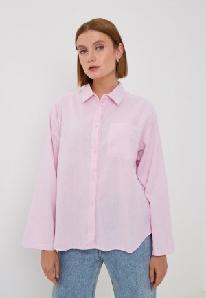 Рубашка Ennstore Lets. Цвет: розовый