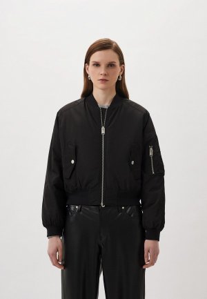 Куртка утепленная Karl Lagerfeld Jeans. Цвет: черный