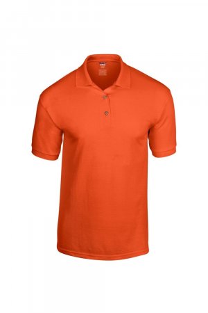 Рубашка поло из джерси DryBlend для взрослых с короткими рукавами , оранжевый Gildan