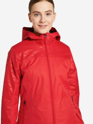 Куртка утепленная женская , Красный, размер 54 Glissade. Цвет: красный