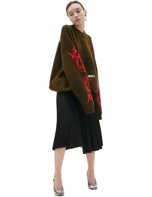 Шерстяной свитер Maybe metall VETEMENTS