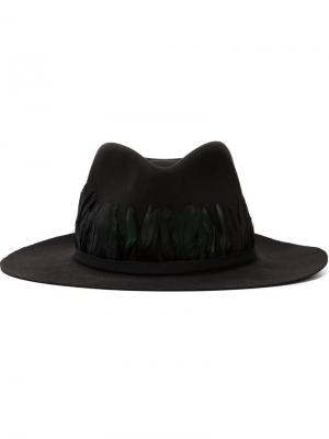 Шляпа с ушками Val DIsere Filù Hats. Цвет: чёрный