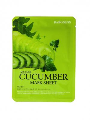 Тканевая маска BARONESS Огуречная 21 гр.*5 шт.. Цвет: светло-зеленый